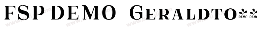 FSP DEMO   Geraldto字体转换